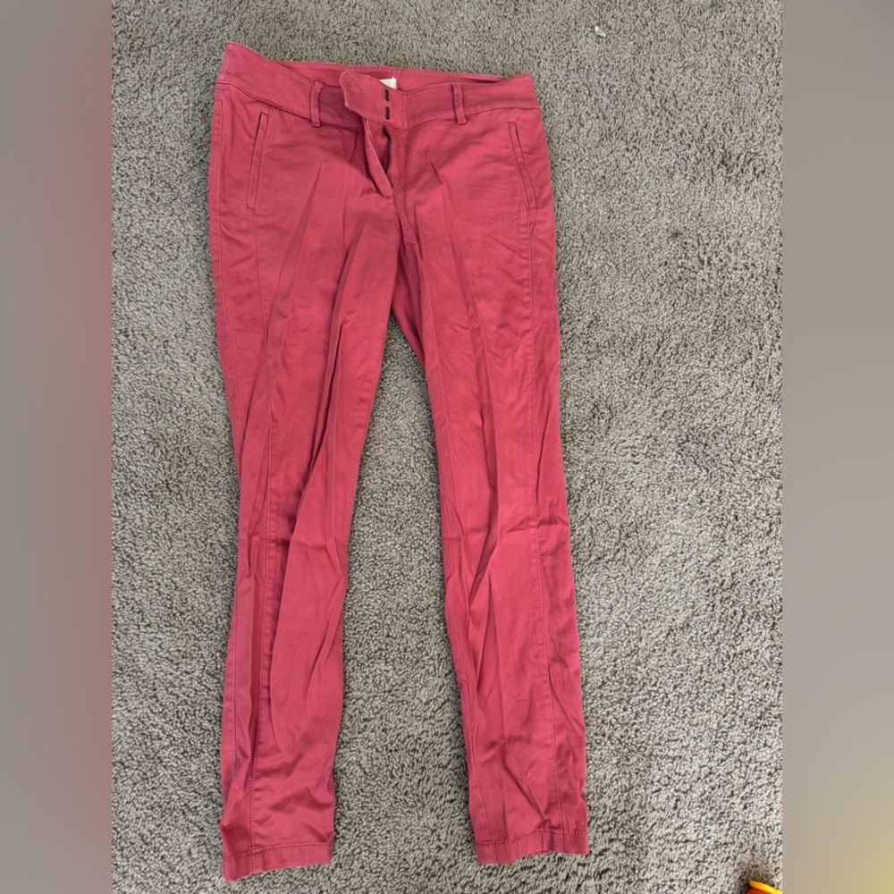 LOFT Red Girlfriend Chino
